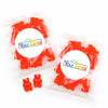 Personalized Business Add Your Logo Candy Bags with Gummi Bears