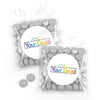 Personalized Business Add Your Logo Candy Bags with Just Candy Milk Chocolate Minis