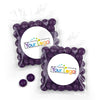 Personalized Business Add Your Logo Candy Bags with Just Candy Milk Chocolate Minis