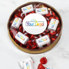 Personalized Add Your Logo Large Plastic Tin Hershey's Kisses and Miniatures