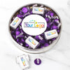 Personalized Add Your Logo Large Plastic Tin Hershey's Kisses and Miniatures