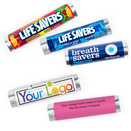 Personalized Business Add Your Logo Lifesavers Rolls (20 Rolls)