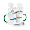 Personalized Business Add Your Logo 11oz Mug with Hershey's Miniatures