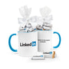 Personalized Business Add Your Logo 11oz Mug with Hershey's Miniatures