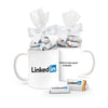 Personalized Business Add Your Logo 11oz Mug with Hershey's Miniatures