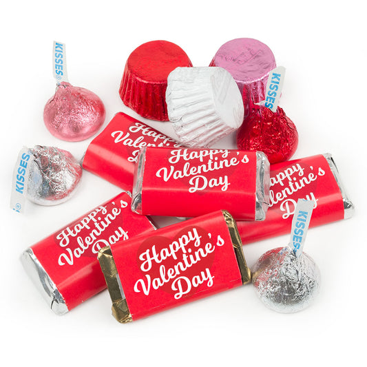 Personalized Valentine's Day Add Your Logo Container with Hershey's Mix