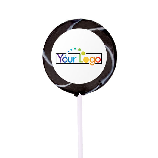 Personalized Add Your Logo Small Swirly Pop (24 Pack)