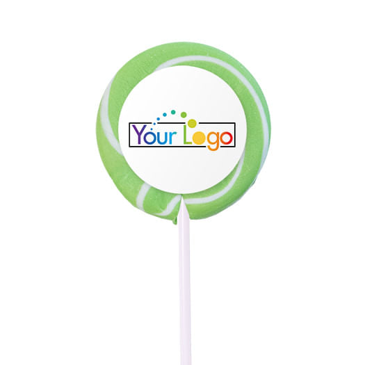 Personalized Add Your Logo Small Swirly Pop (24 Pack)