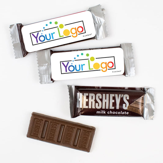 Add Your Logo Hershey's Snack Size Milk Chocolate Bars - Pack of 44