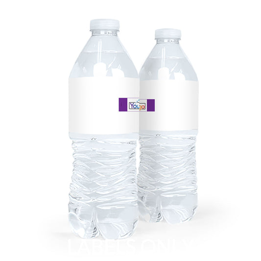 Personalized Business Add Your Logo Water Bottle Sticker Labels (5 Labels)