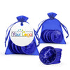 Custom Add Your Logo Chocolate Coins in Organza Bag with Gift Tag