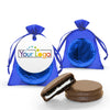 Custom Add Your Logo Chocolate Covered Oreo Organza Bag