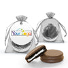 Custom Add Your Logo Chocolate Covered Oreo Organza Bag