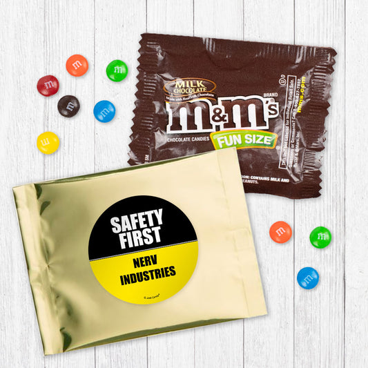 Personalized Safety First Milk Chocolate M&Ms