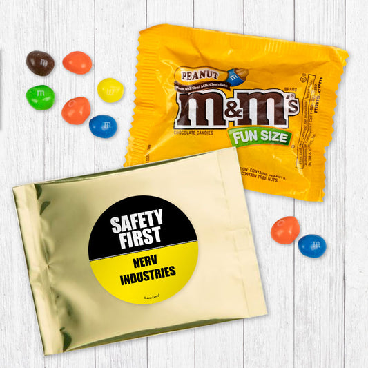 Personalized Safety First Peanut M&Ms