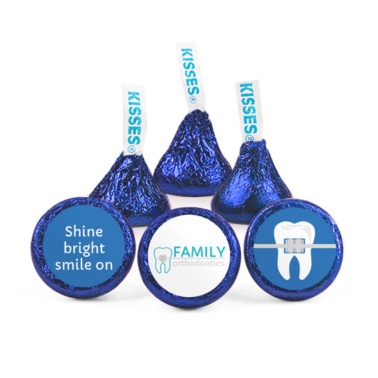 Personalized Orthodontics Dental Brackets Add Your Logo Hershey's Kisses