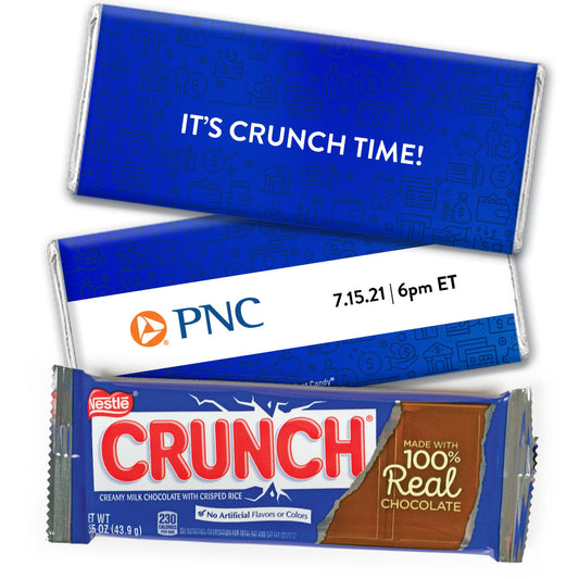 Personalized Business Promotional It's Crunch Time Nestle's Crunch Chocolate Bar & Wrapper