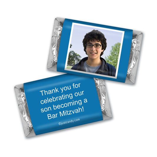 Bar Mitzvah Personalized Hershey's Miniatures Photo & Message