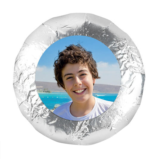 Bar Mitzvah Cute Pic 1.25" Sticker (48 Stickers)