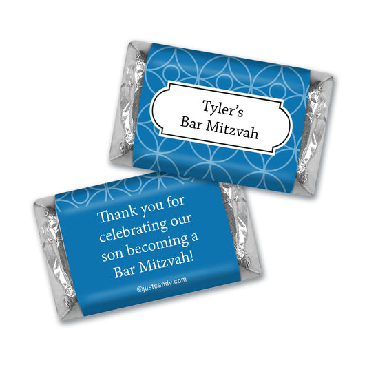 Bar Mitzvah Personalized Hershey's Miniatures Place Cards