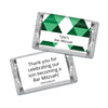 Bar Mitzvah Personalized Hershey's Miniatures Wrappers Triangle Pattern