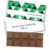 Bar Mitzvah Personalized Belgian Chocolate Bar Triangle Pattern