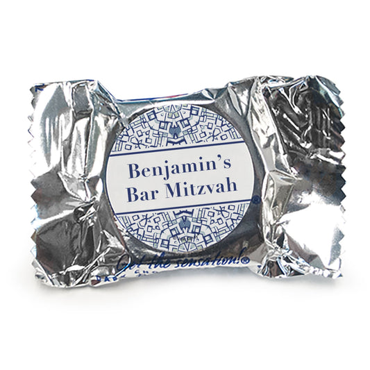 Personalized Bar Mitzvah Judaic Joy York Peppermint Patties - pack of 70