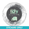 Baby Shower 1.25" Sticker Elephant (48 Stickers)