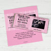 Baby Shower Personalized Chocolate Bar Wrappers Stripes Sonogram Photo