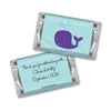 Baby Shower Personalized Hershey's Miniatures Whale