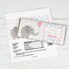 Baby Shower Personalized Chocolate Bar Wrappers Chevron Dots Elephant