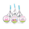 Baby Shower Personalized Hershey's Kisses Safari Animal Train Assembled Kisses