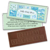 Baby Shower Personalized Embossed Chocolate Bar Quilt