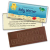 Baby Shower Personalized Embossed Chocolate Bar Ocean Octopus Deep Sea Bubbles