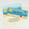 Baby Shower Personalized Chocolate Bar Wrappers Ocean Octopus Deep Sea Bubbles