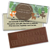 Baby Shower Personalized Embossed Chocolate Bar Fox, Deer, Forest Animals