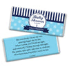 Baby Shower Personalized Chocolate Bar Wrappers Nautical Anchor