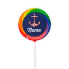 Nautical Personalized 2" Lollipops (24 Pack)