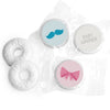 Baby Shower Personalized Life Savers Mints Gender Reveal Bow or Mustache