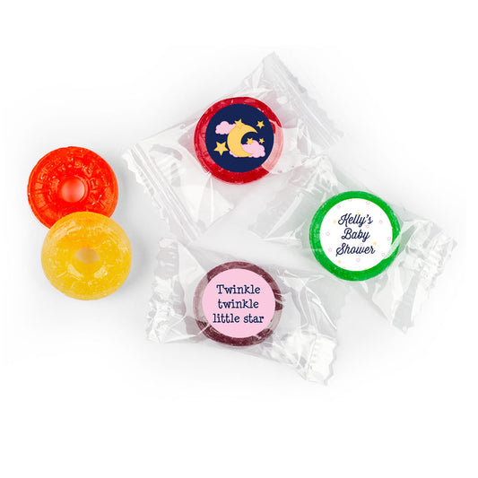 Gender Reveal Baby Shower Personalized LifeSavers 5 Flavor Hard Candy Twinkle Twinkle Star (300 Pack)