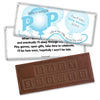 Baby Shower Personalized Embossed Chocolate Bar About to Pop Balloons