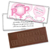 Baby Shower Personalized Embossed Chocolate Bar About to Pop Balloons