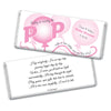 Baby Shower Personalized Chocolate Bar Wrappers About to Pop Balloons