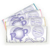 Baby Shower Personalized Chocolate Bar Wrappers About to Pop Balloons