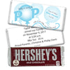 Baby Shower Personalized Hershey's Milk Chocolate Bar About to Pop Balloons