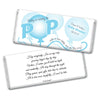 Baby Shower Personalized Hershey's Milk Chocolate Bar About to Pop Balloons