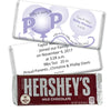 Baby Shower Personalized Hershey's Milk Chocolate Bar About to Pop Balloons