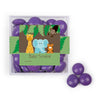 Personalized Baby Shower Jungle Safari Animals Favor Cube with Milk Chocolate Minis