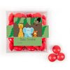 Personalized Baby Shower Jungle Safari Animals Favor Cube with Milk Chocolate Minis