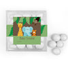 Personalized Baby Shower Jungle Safari Animals Favor Cube with Milk Chocolate Minis